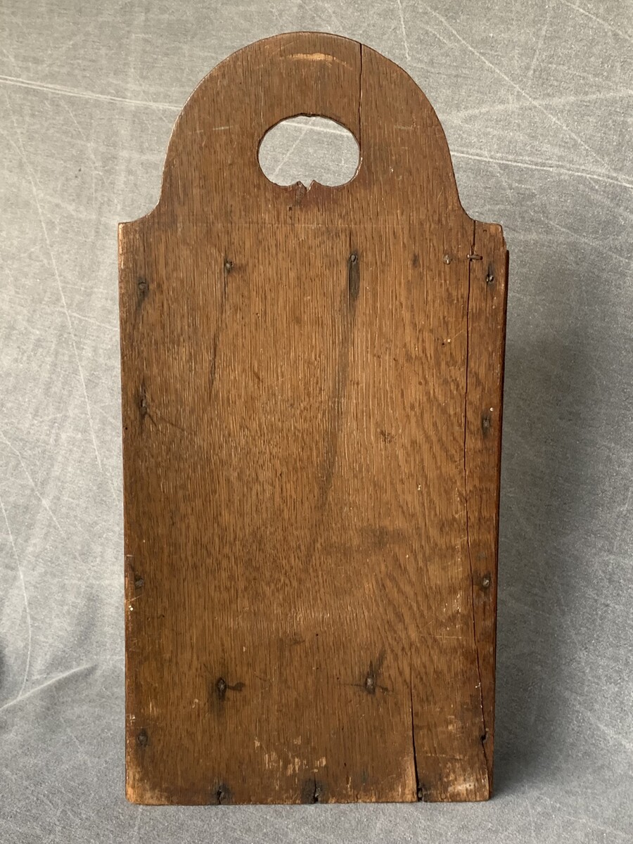 EIKEN SCHOOLTAS VROEG 19E EEUWS H 46CM B 23CM D 7.5CM