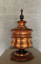 HOLLANDSE TABAKS POT CA 1850 H 26CM  B15CM