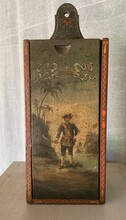 KAARSENKIST MET AFBEELDING VAN BARTHOLOMEW ROBERTS  