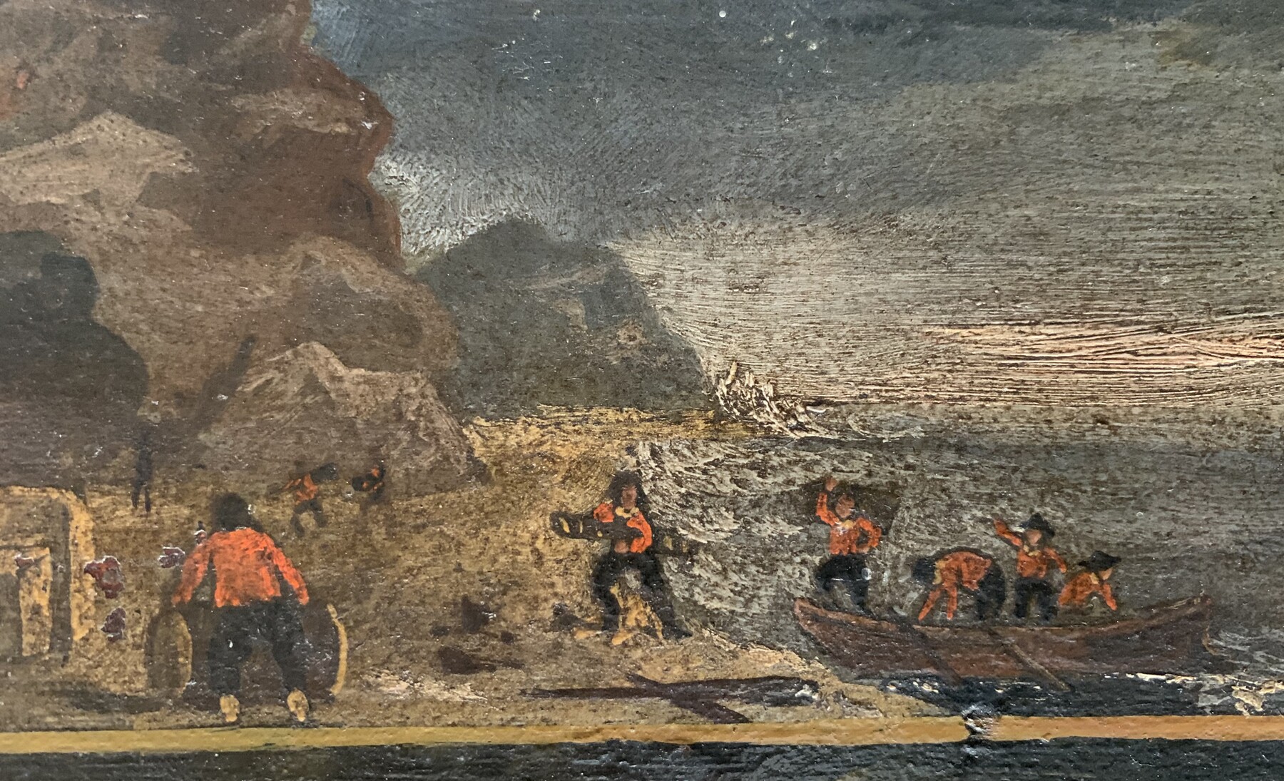 KAARSENKIST MET AFBEELDING VAN BARTHOLOMEW ROBERTS  